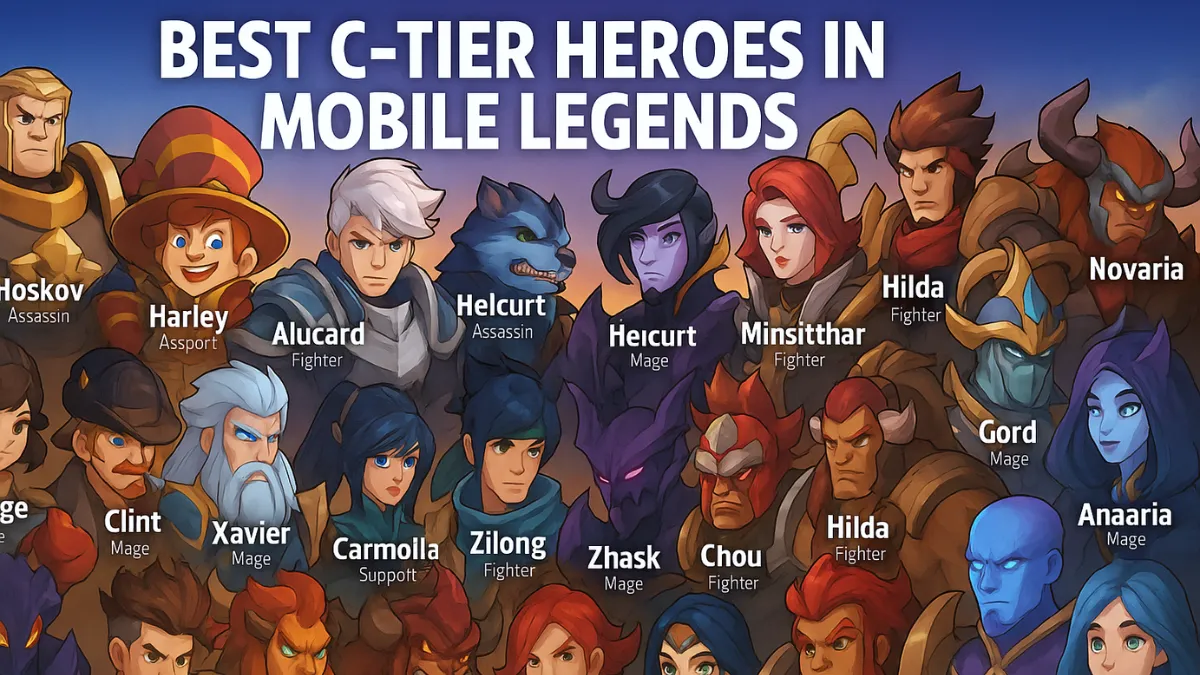 Best C-Tier Heroes in Mobile Legends
