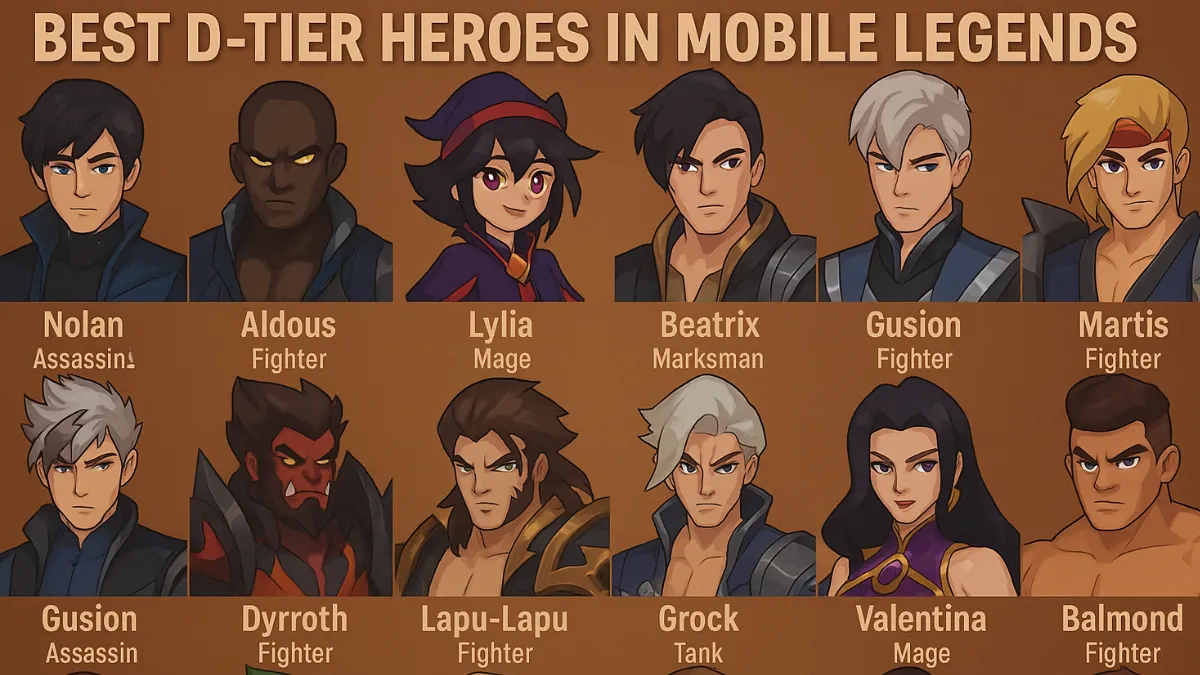 Best D-Tier Heroes in Mobile Legends